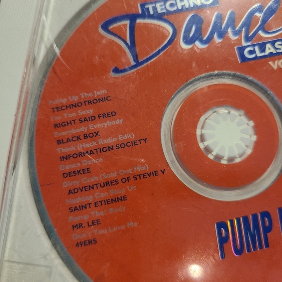 Techno Dance Classics Volume 1 Pump Up The Jam CD - Picture 2 of 3